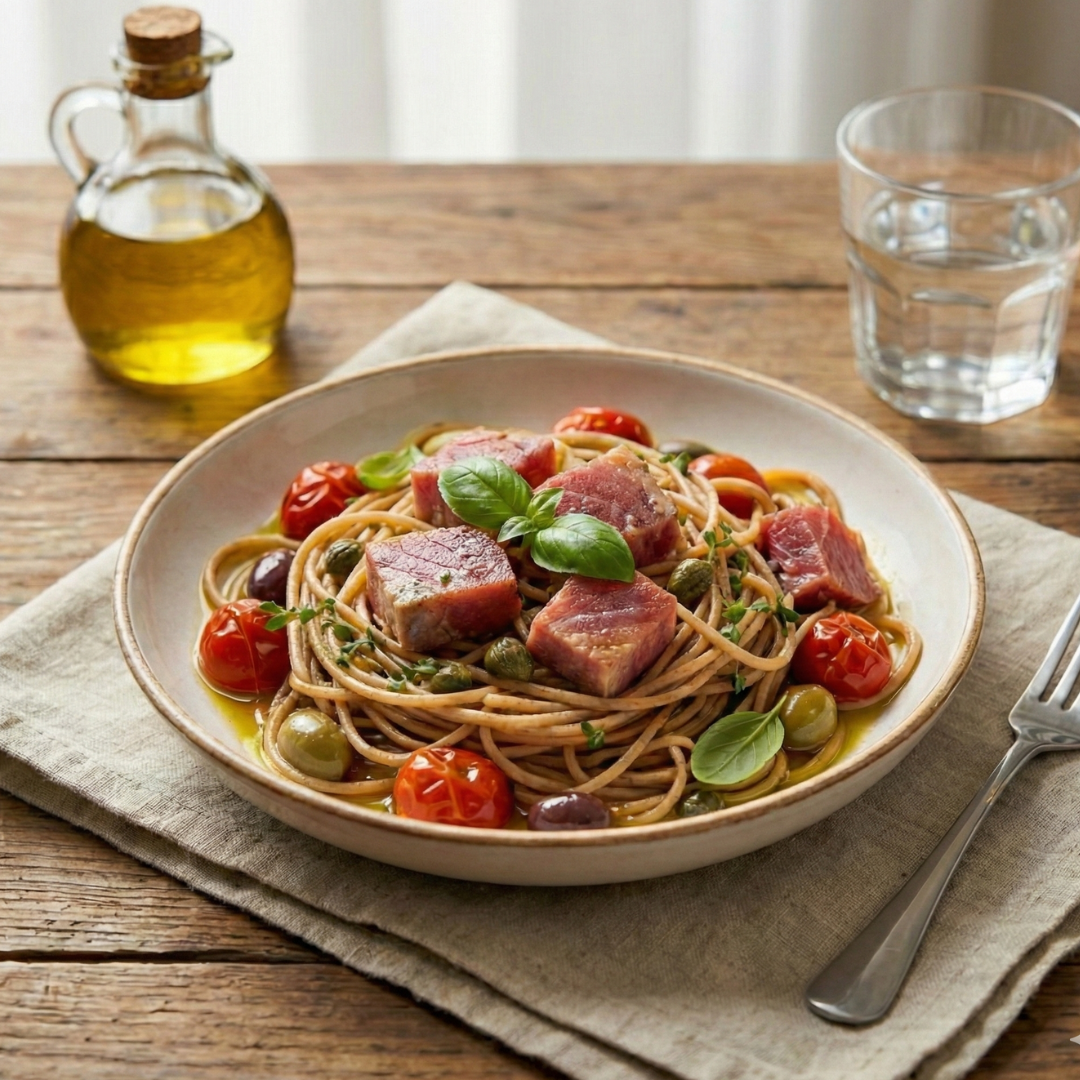 Spaghetti bilanciati (dietetici) al tonno